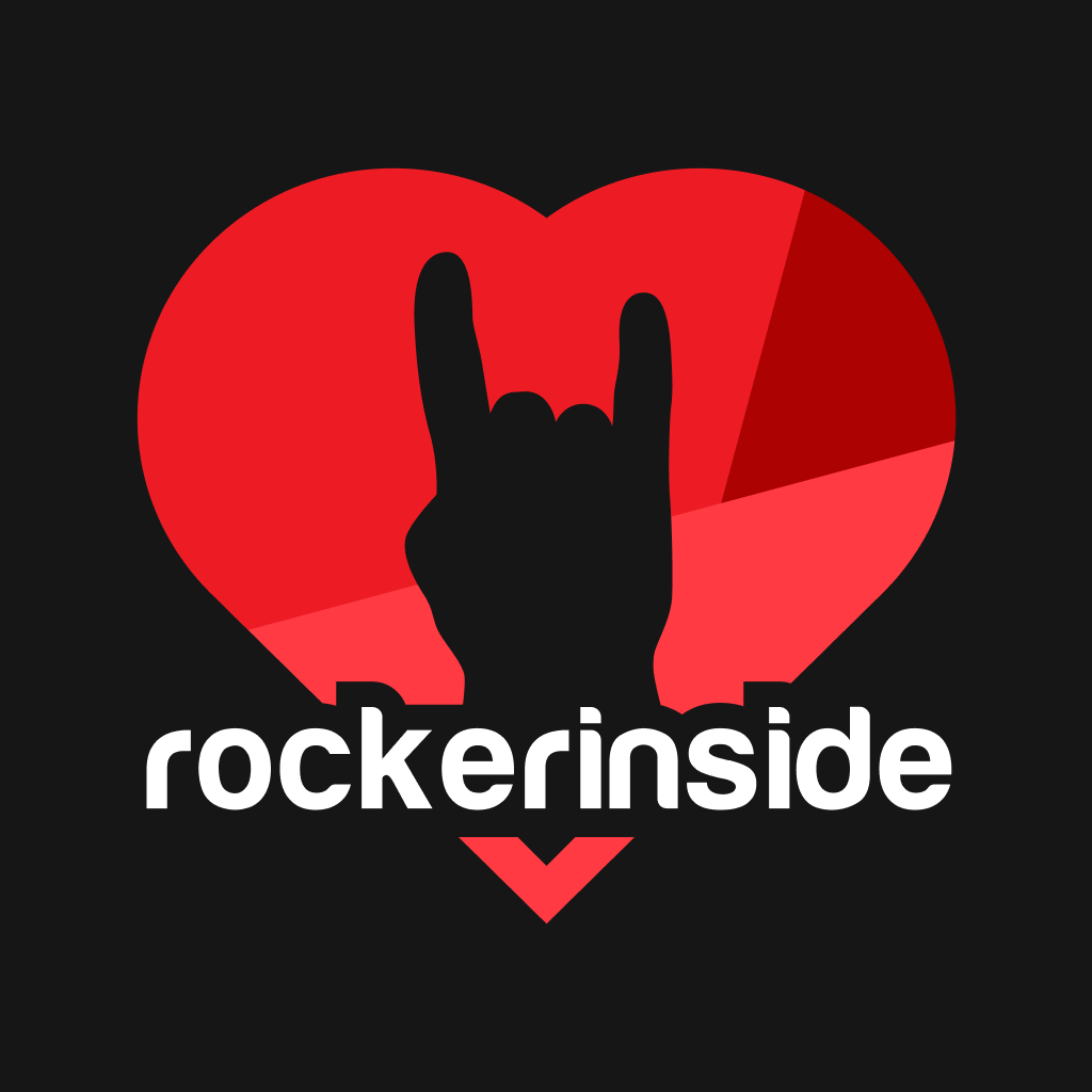 Rocker Inside Radio Dark Color Primary Logo